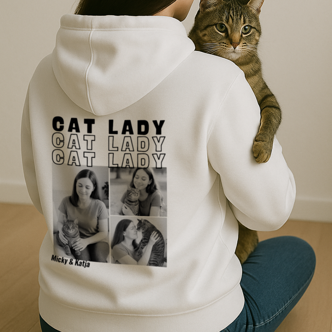 Cat Lady Premium Oversized Hoodie