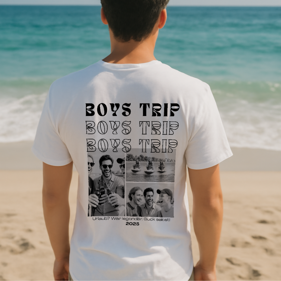 Boys Trip Personalisierbares Premium Shirt