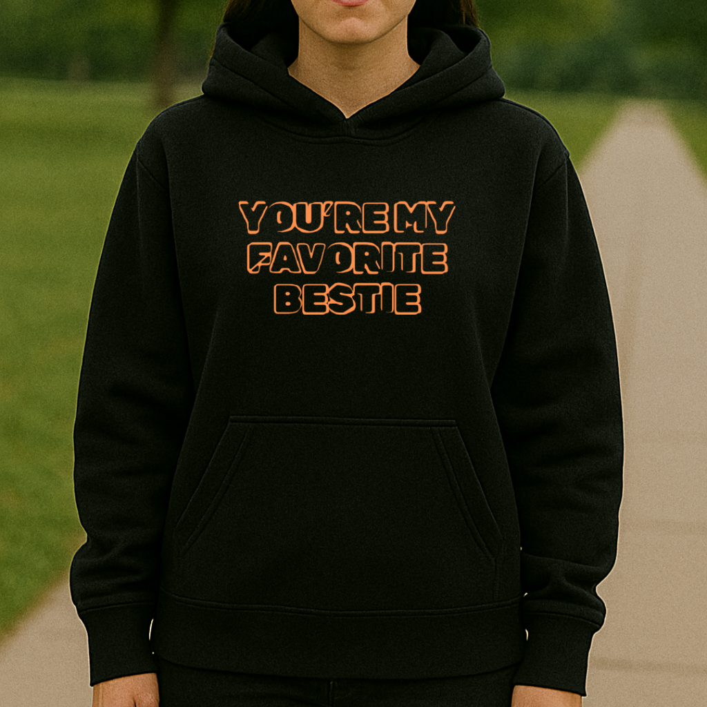 Favorite Bestie Oversized Hoodie