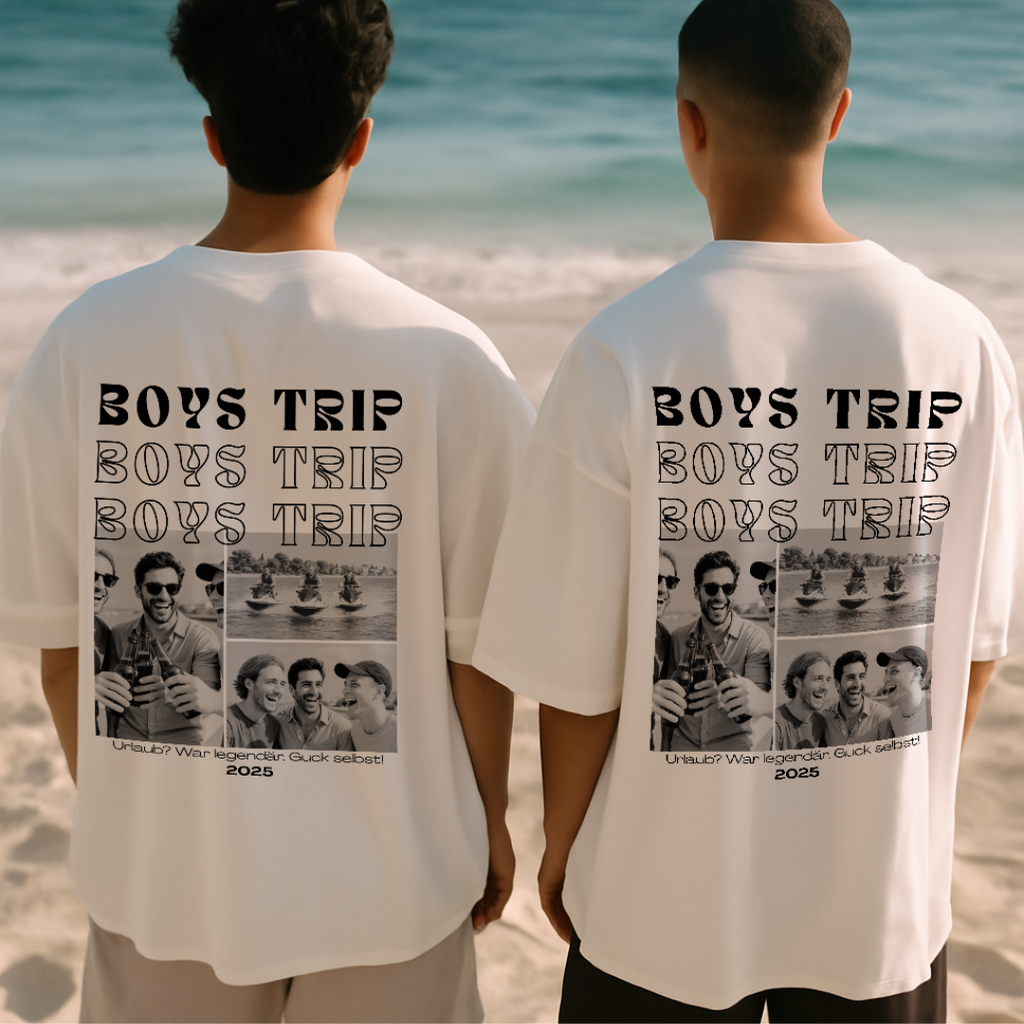 Boys Trip  Personalisierbares Oversized Shirt