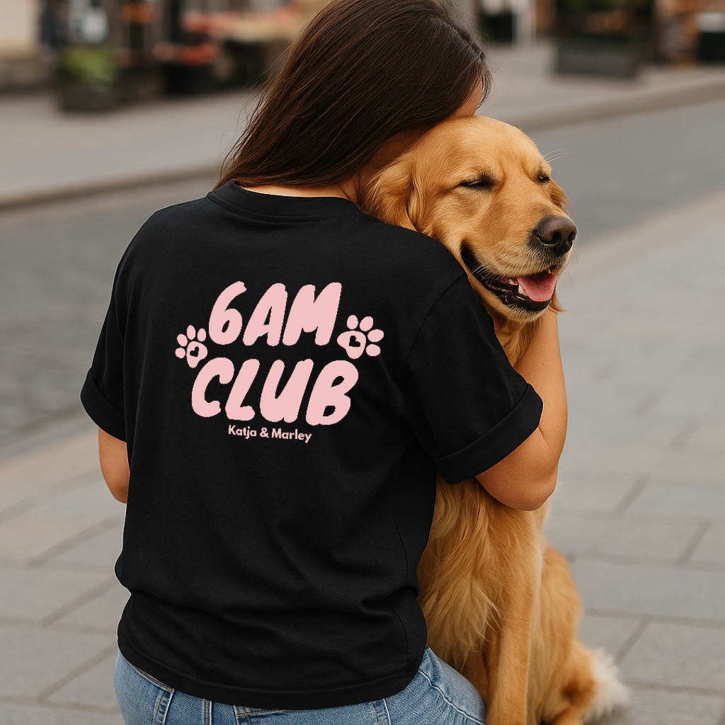 6AM Club Personalisierbarer Oversized Shirt