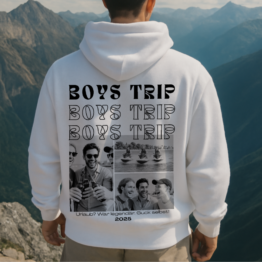 Boys Trip Personalisierbarer Oversized Hoodie