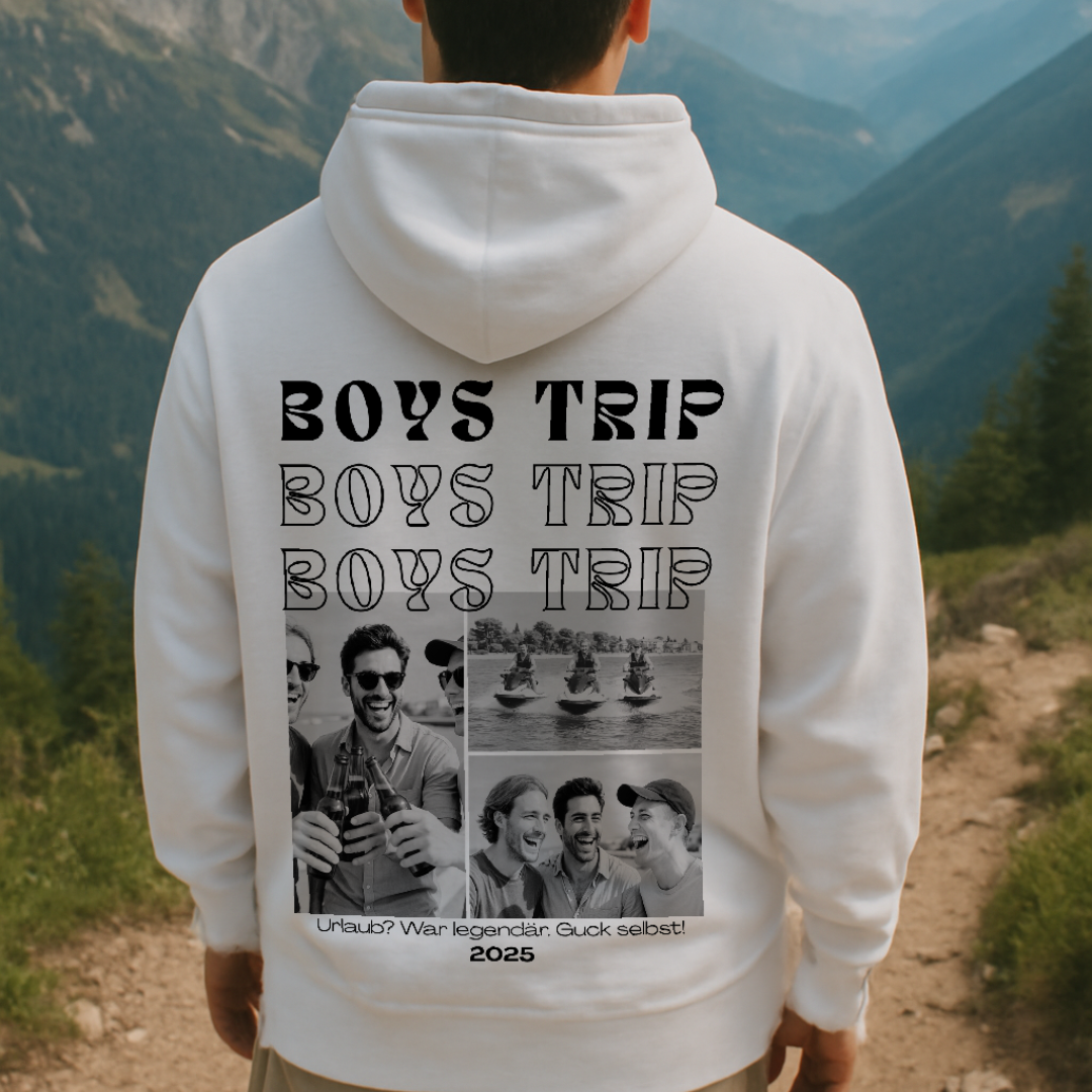 Boys Trip Personalisierbarer Premium Hoodie