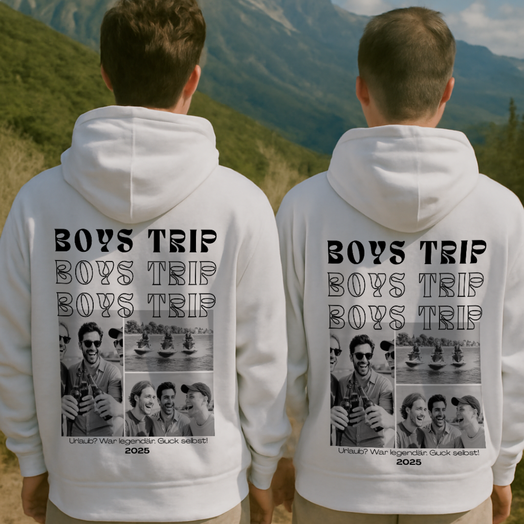 Boys Trip Personalisierbarer Premium Hoodie