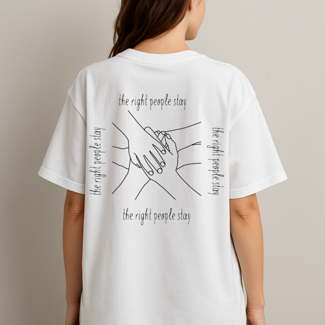 Right People Stays Oversized Shirt