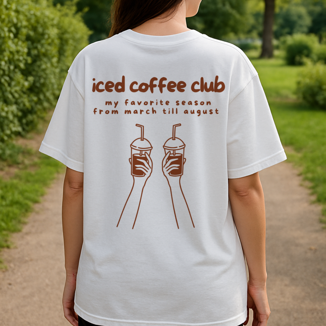 Iced Coffee Club Oversized Shirt