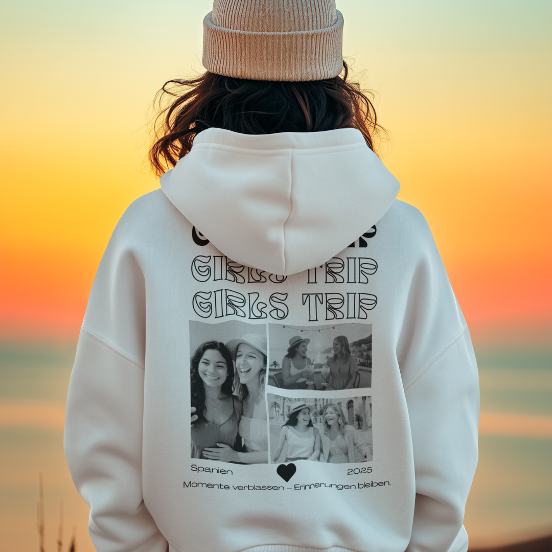 Girls Trip Personalisierbarer Oversized Hoodie