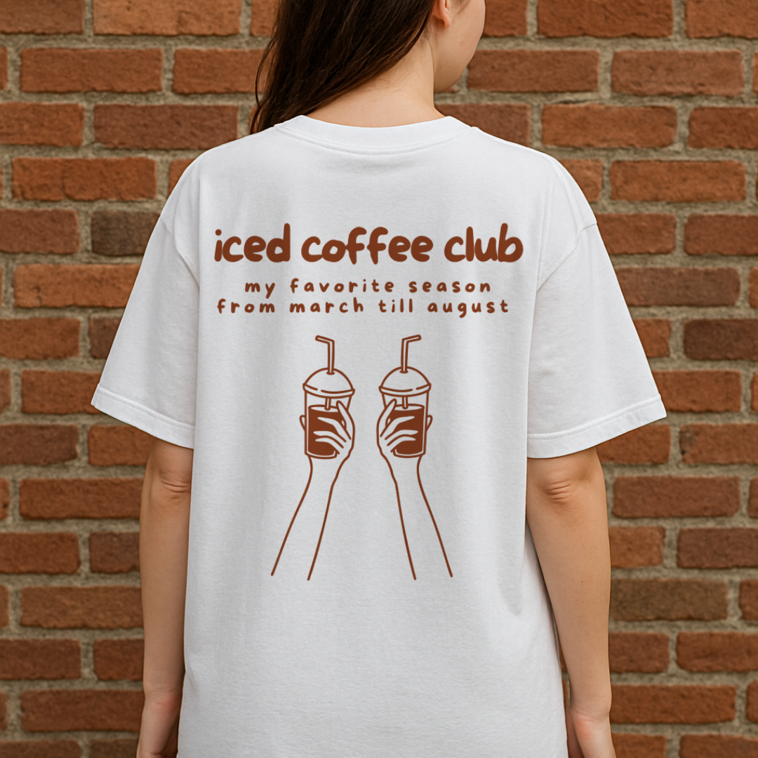 Iced Coffee Club Oversized Shirt