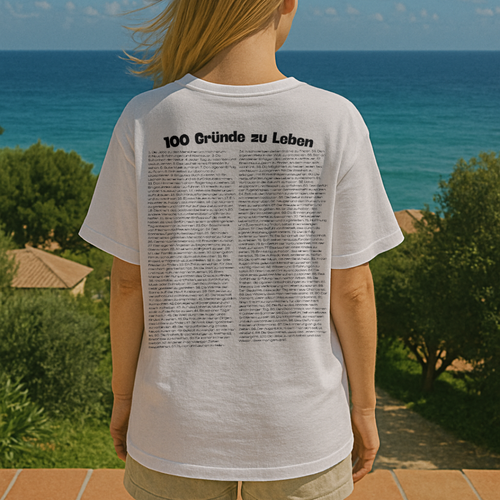 100 Gründe zu Leben Oversized Shirt