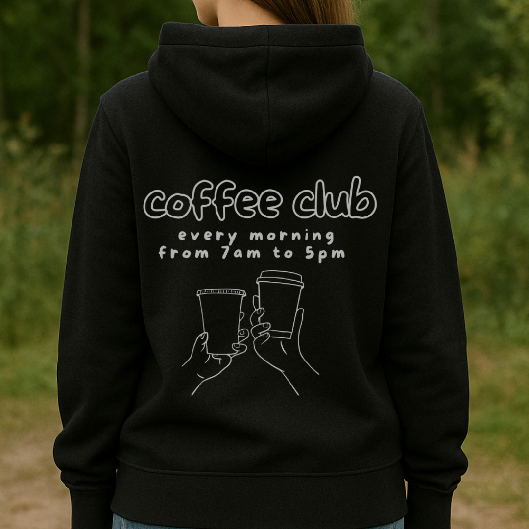 Coffee Club Oversized Hoodie