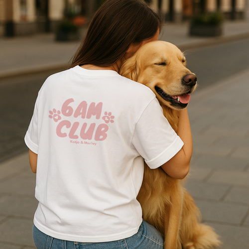 6 Am Club Personalisierbares Premium Shirt