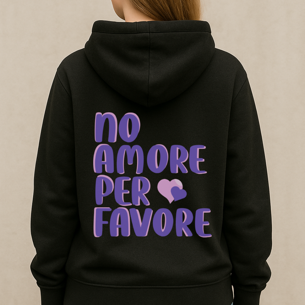 No Amore Per Favore 7L Premium Oversized Hoodie