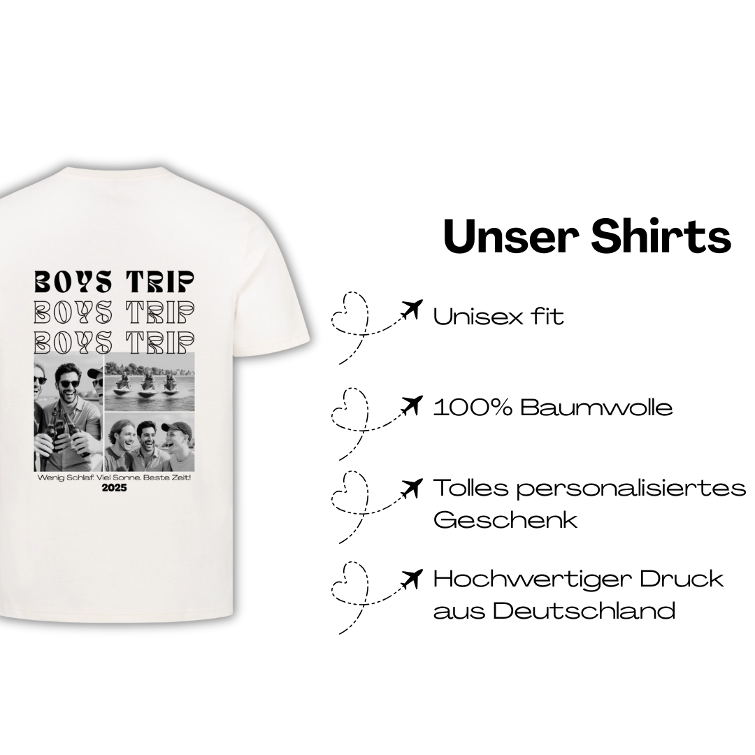 Boys Trip Personalisierbares Premium Shirt