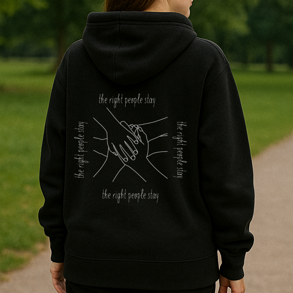 Right People Stay Oversized Hoodie