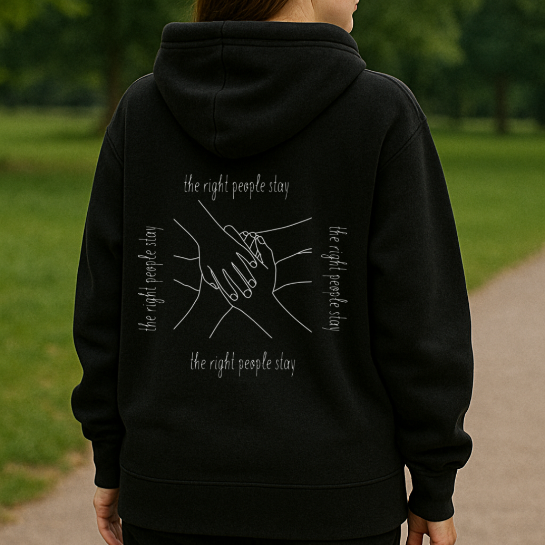 Right People Stay Oversized Hoodie