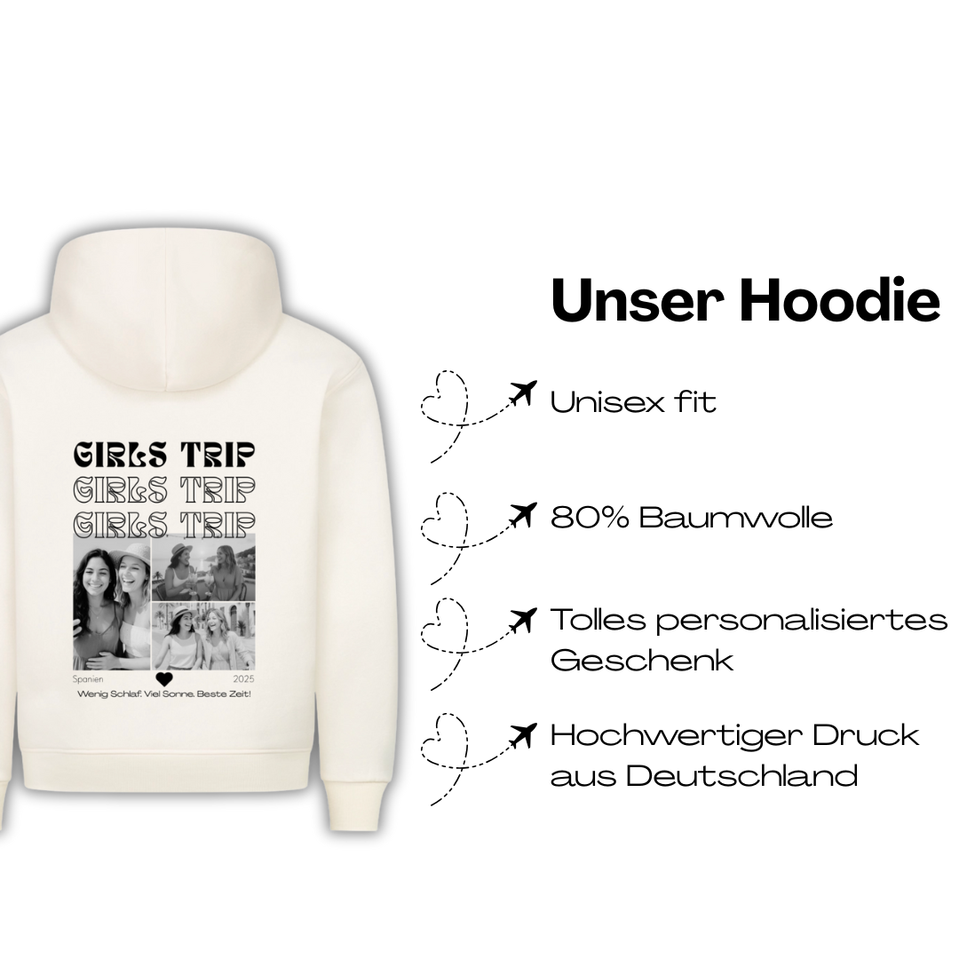 Girls Trip Personalisierbarer Premium Hoodie