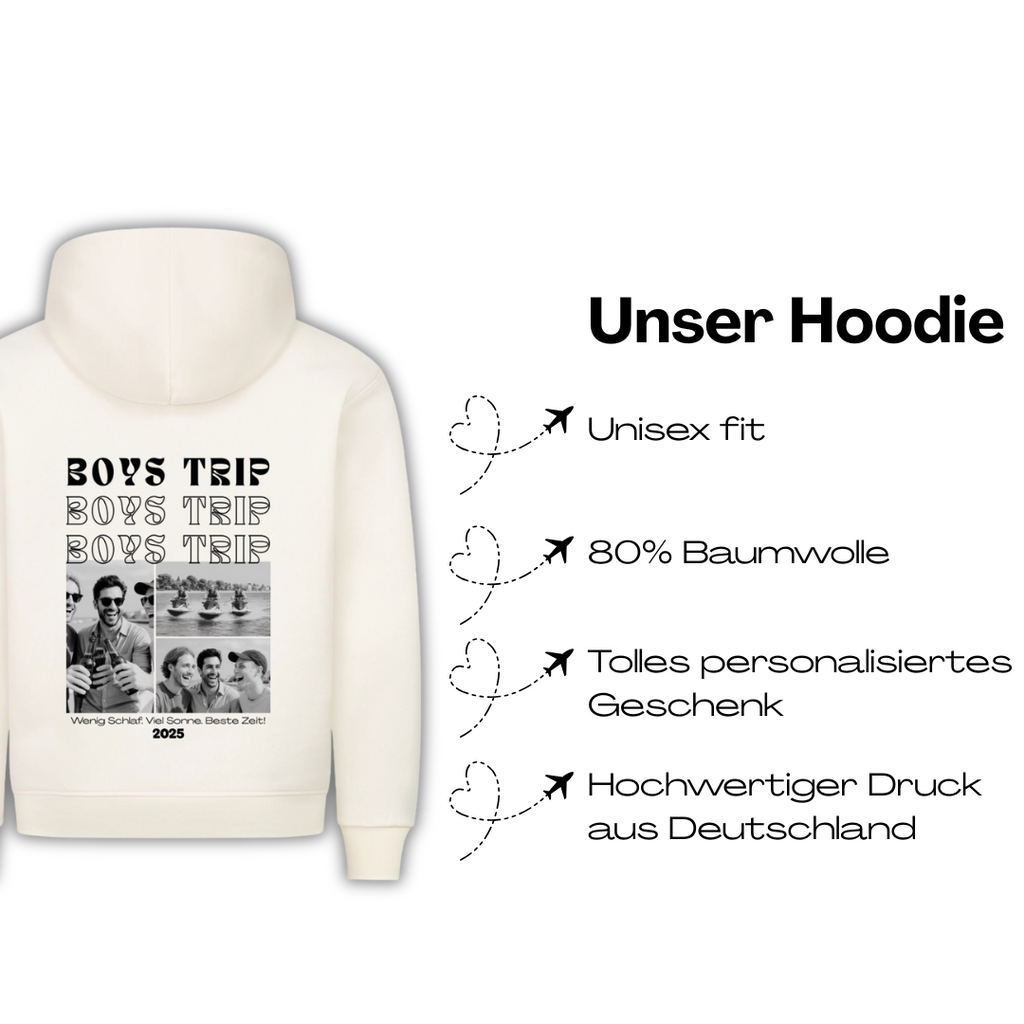 Boys Trip Personalisierbarer Premium Hoodie