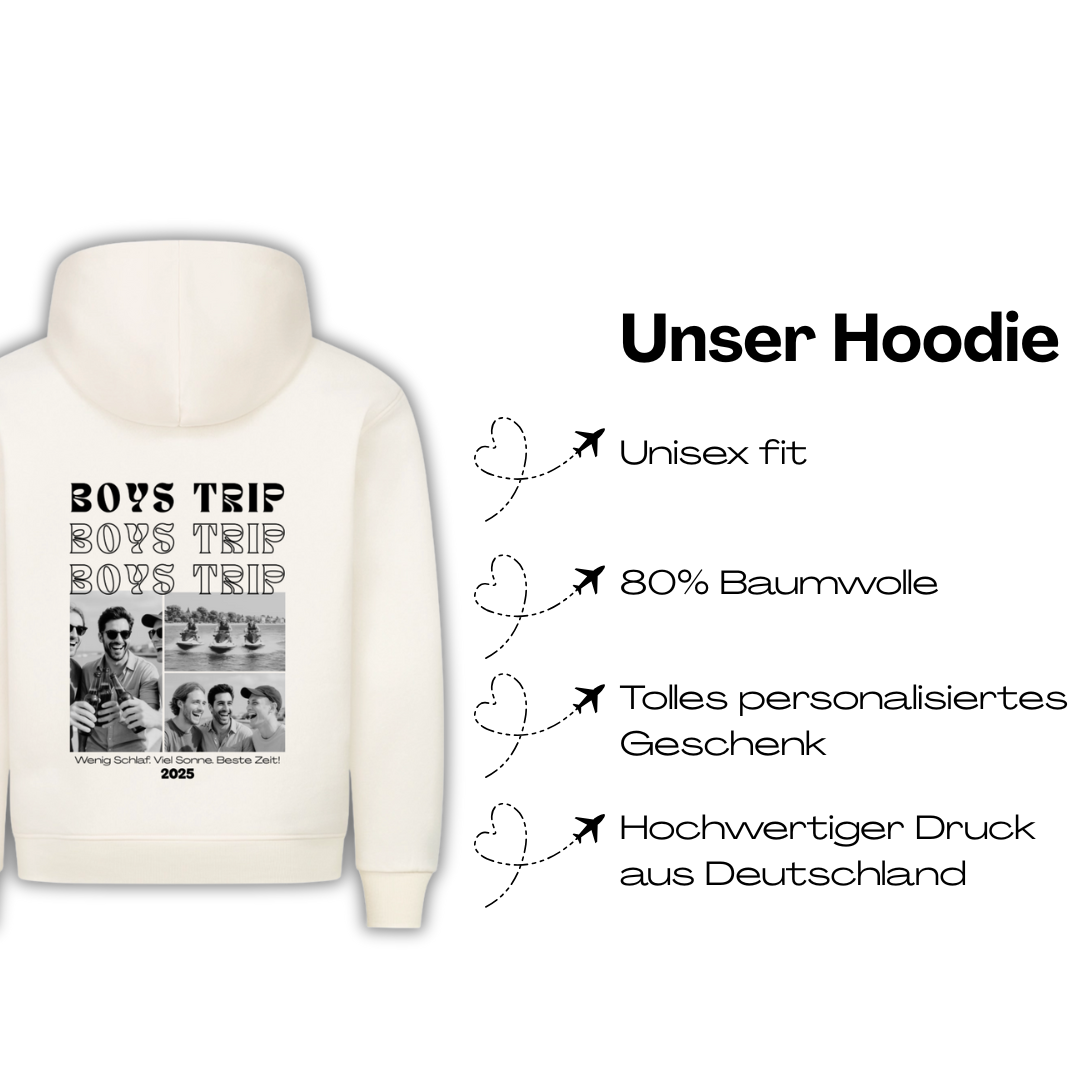 Boys Trip Personalisierbarer Premium Hoodie