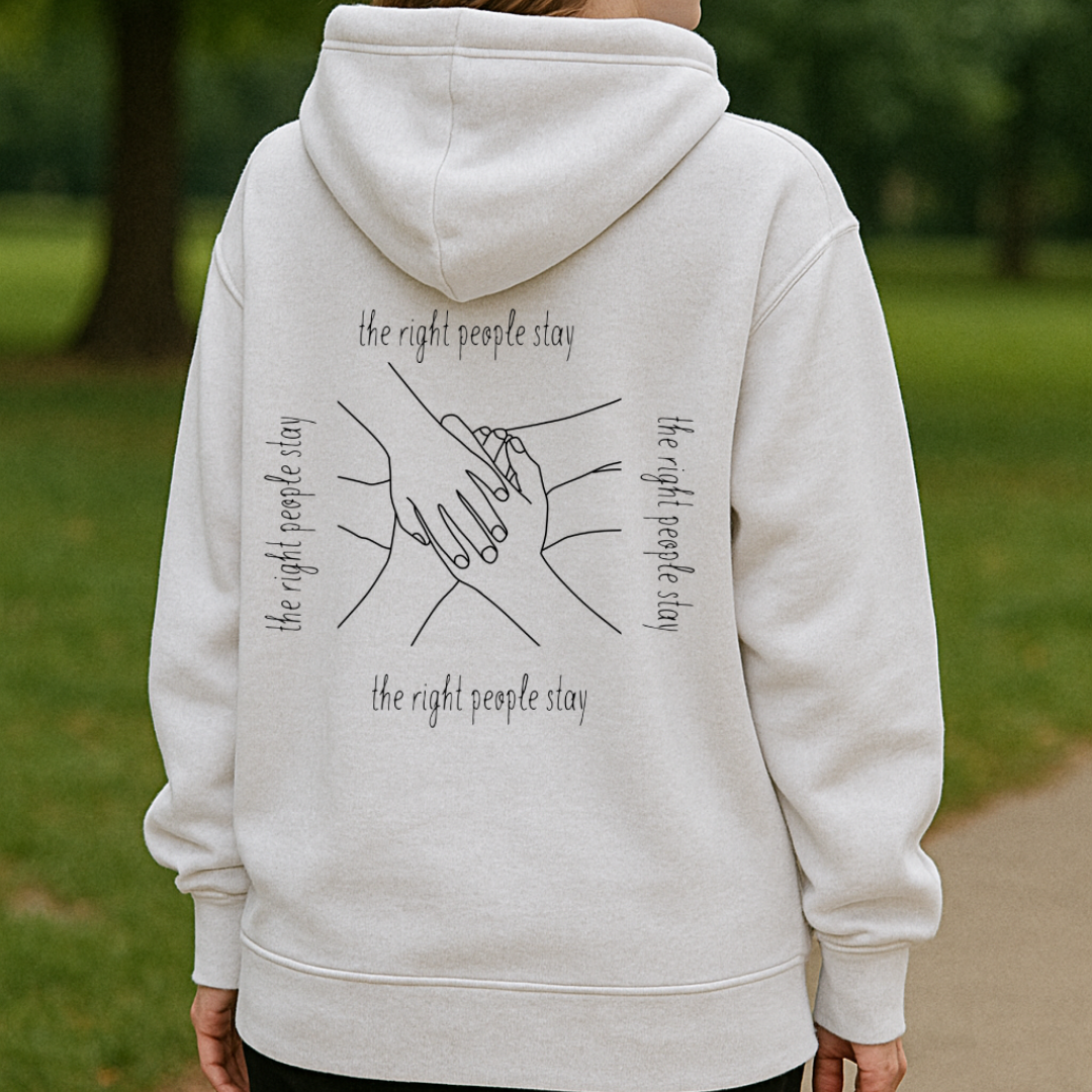 Right People Stay Oversized Hoodie