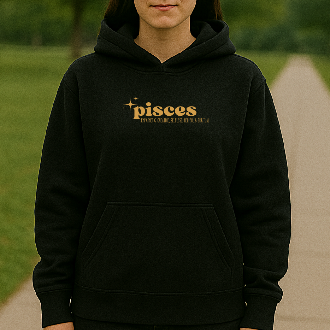 Fische (Pisces) Zodiac  Oversized Hoodie