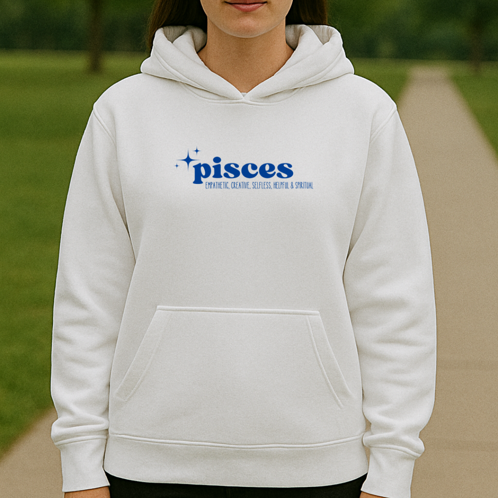 Fische (Pisces) Zodiac  Oversized Hoodie
