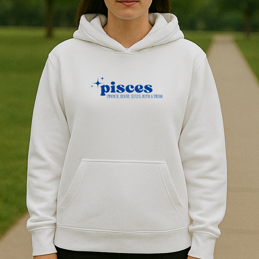 Fische (Pisces) Zodiac  Oversized Hoodie