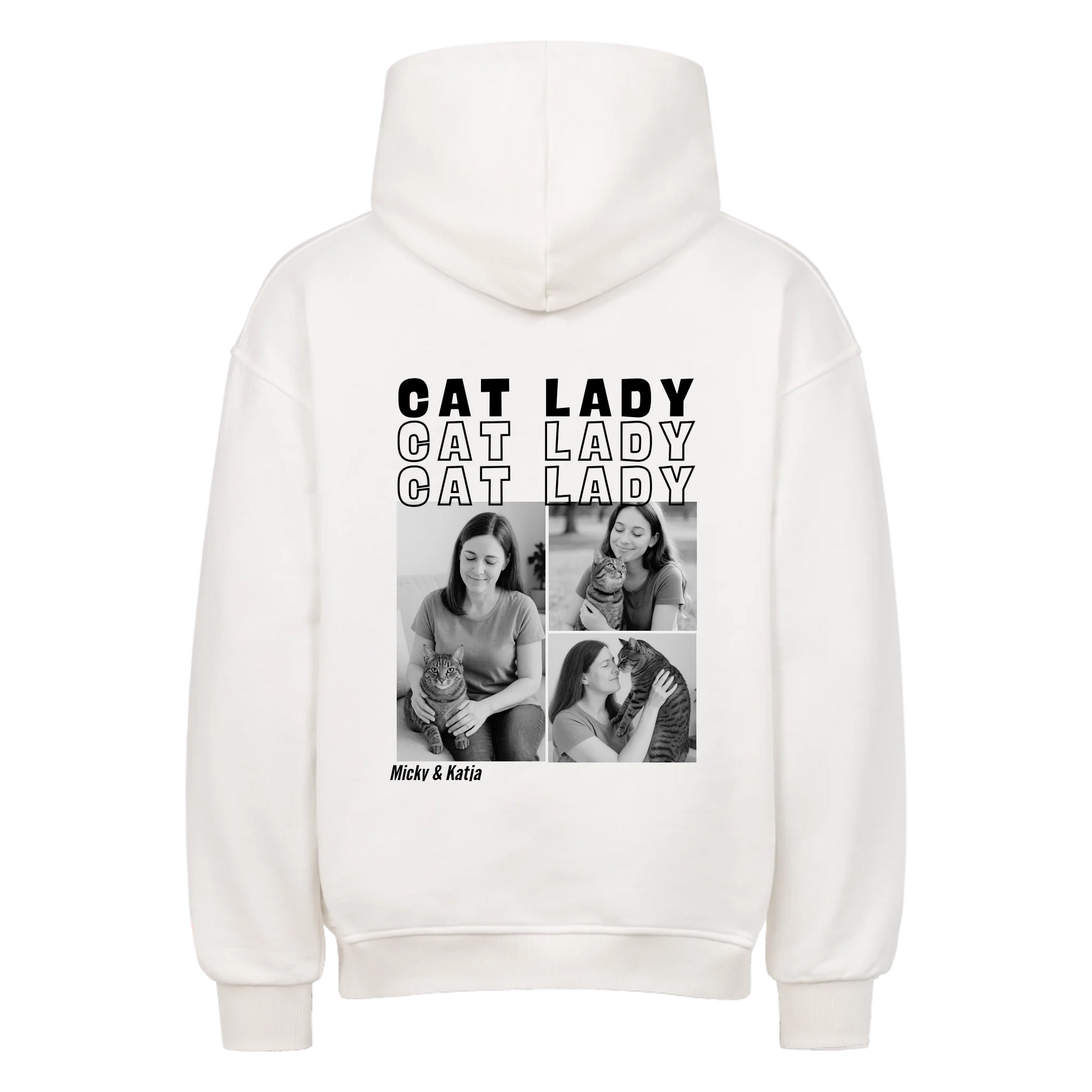 Cat Lady Premium Oversized Hoodie