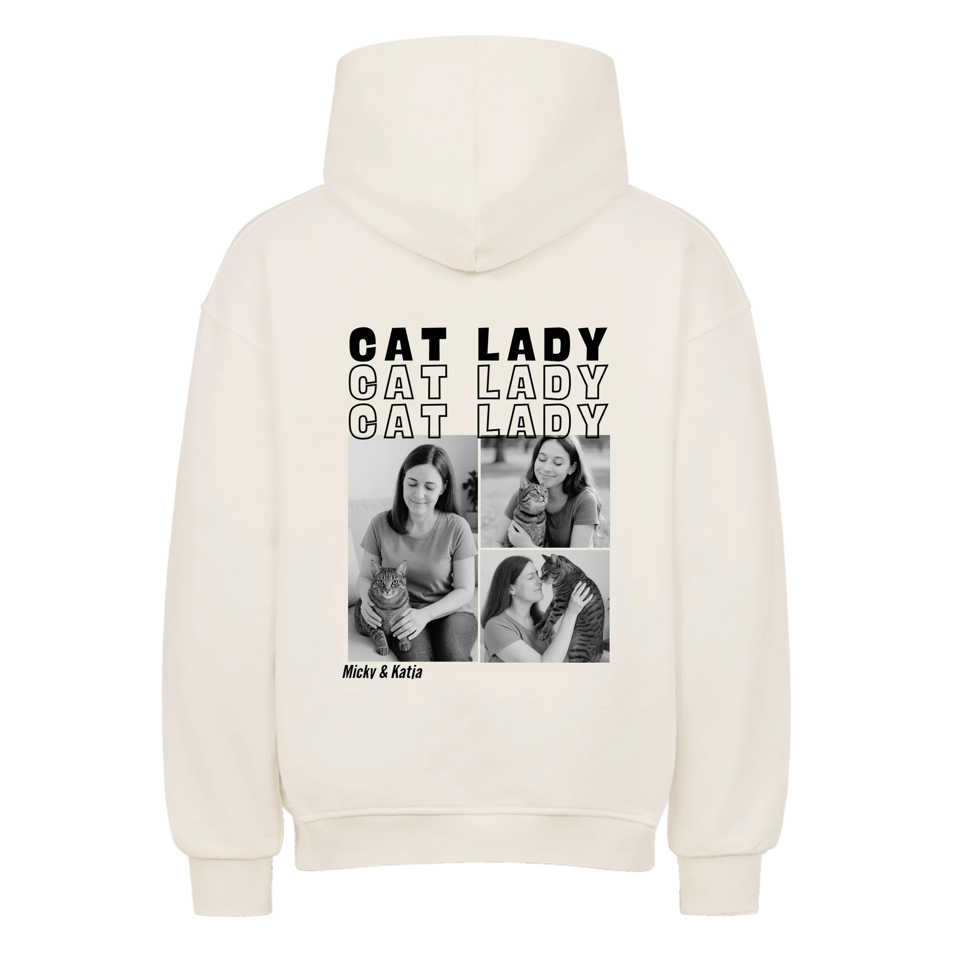 Cat Lady Premium Oversized Hoodie