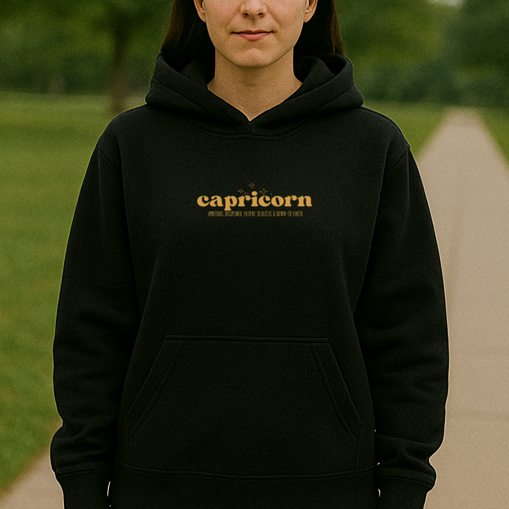Steinbock (Capricorn) Oversized Hoodie