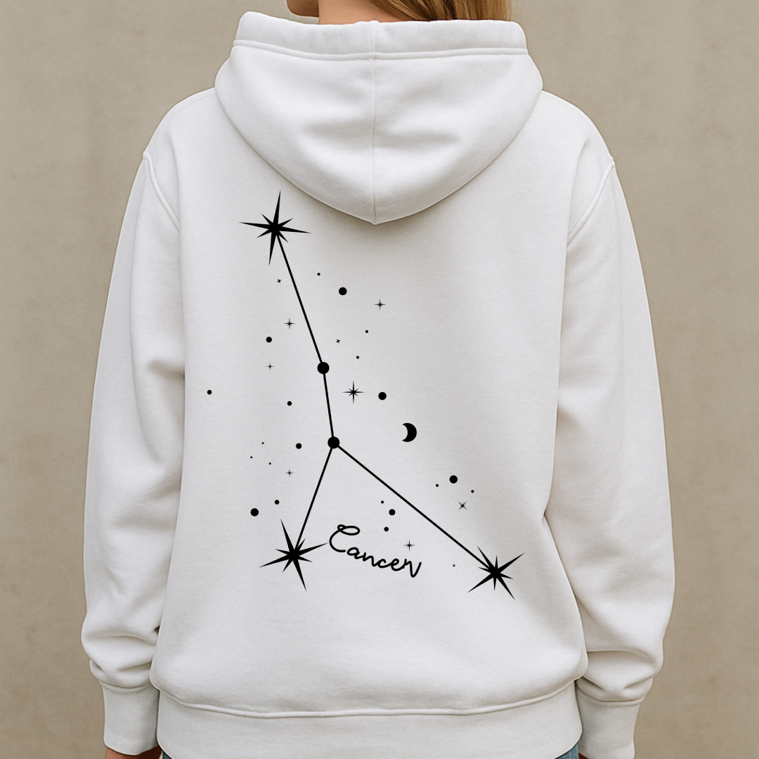 Oversized Krebs Sternzeichen Hoodie