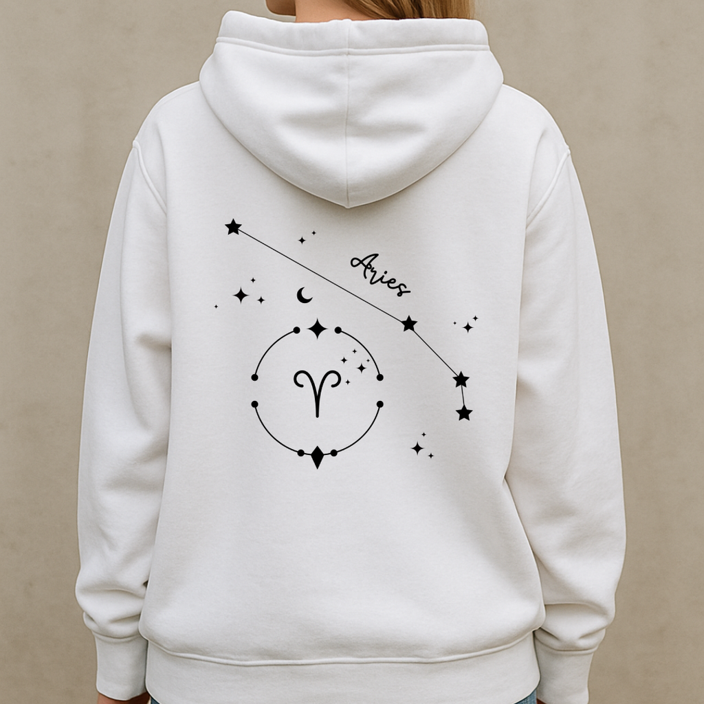 Oversized Aries Sternzeichen Hoodie