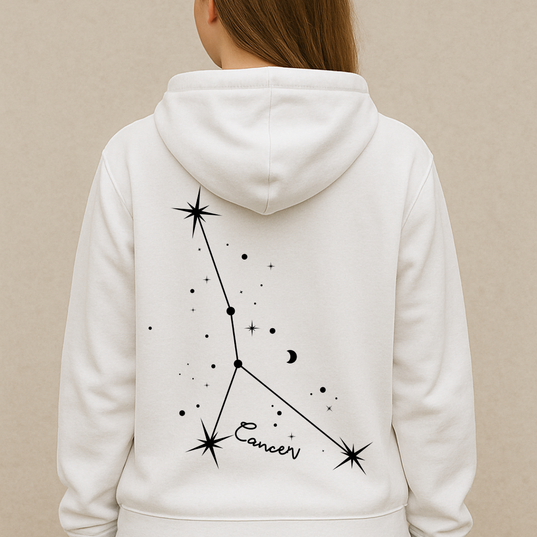 Oversized Krebs Sternzeichen Hoodie