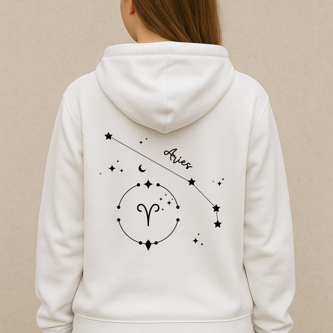 Oversized Aries Sternzeichen Hoodie