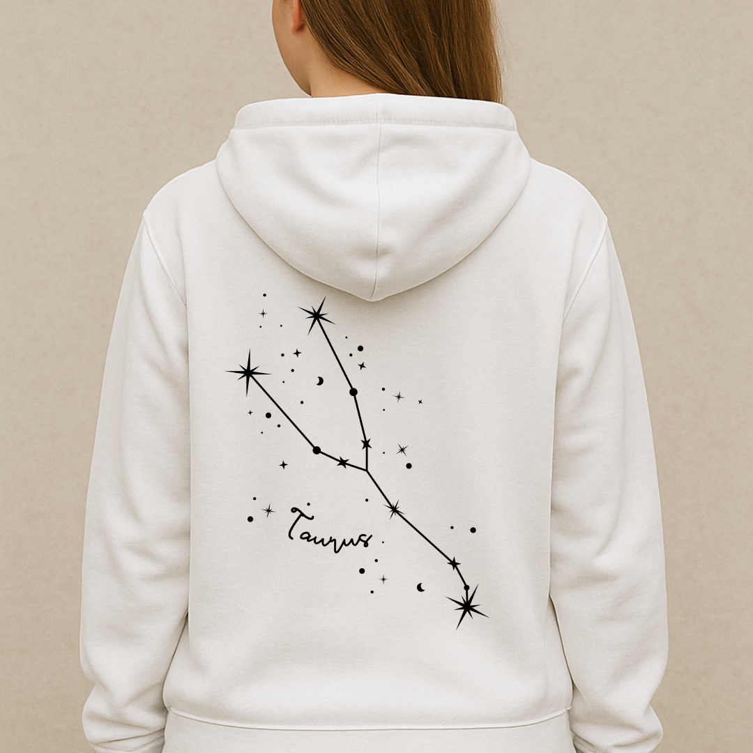 Oversized Steinbock Sternzeichen Hoodie