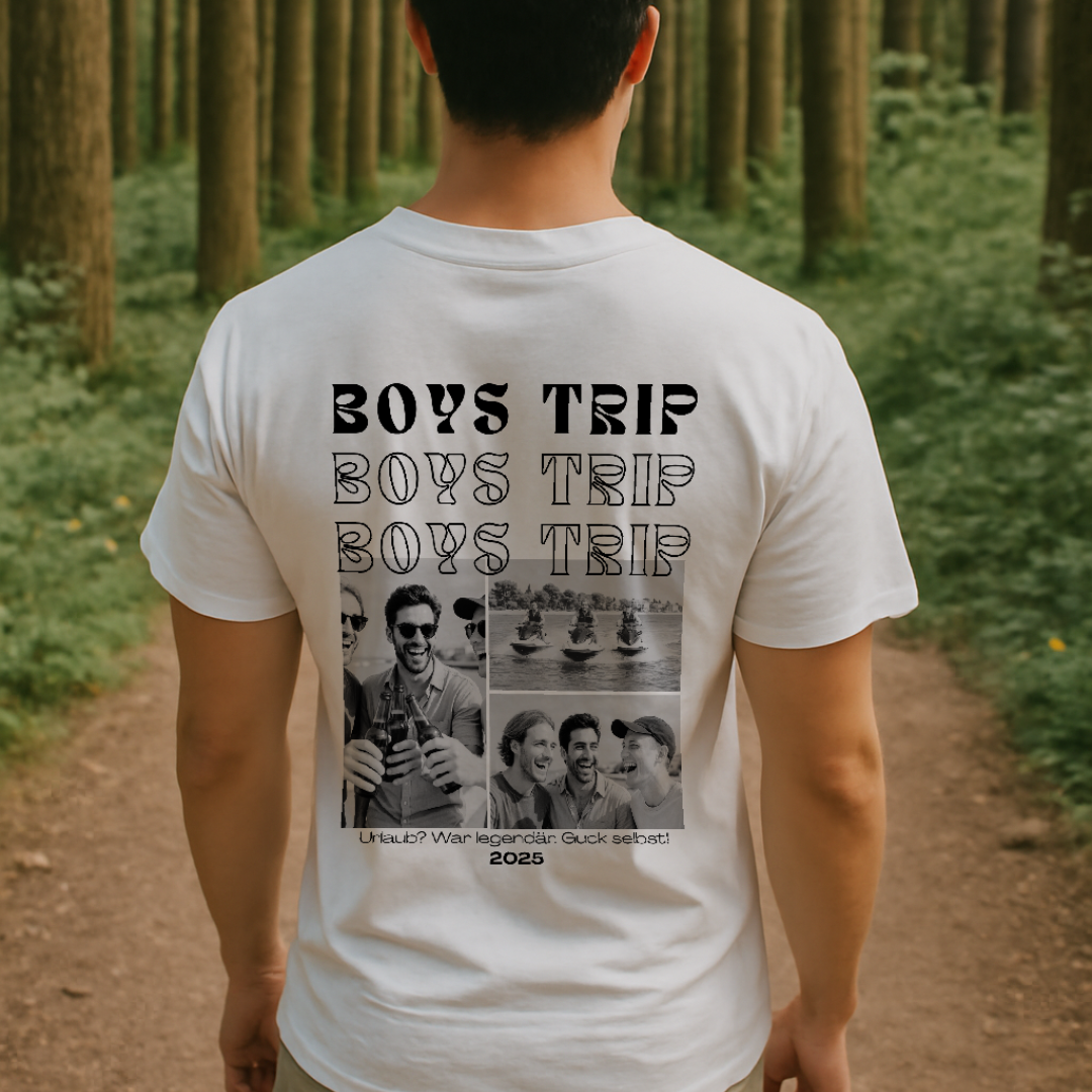 Boys Trip Personalisierbares Premium Shirt