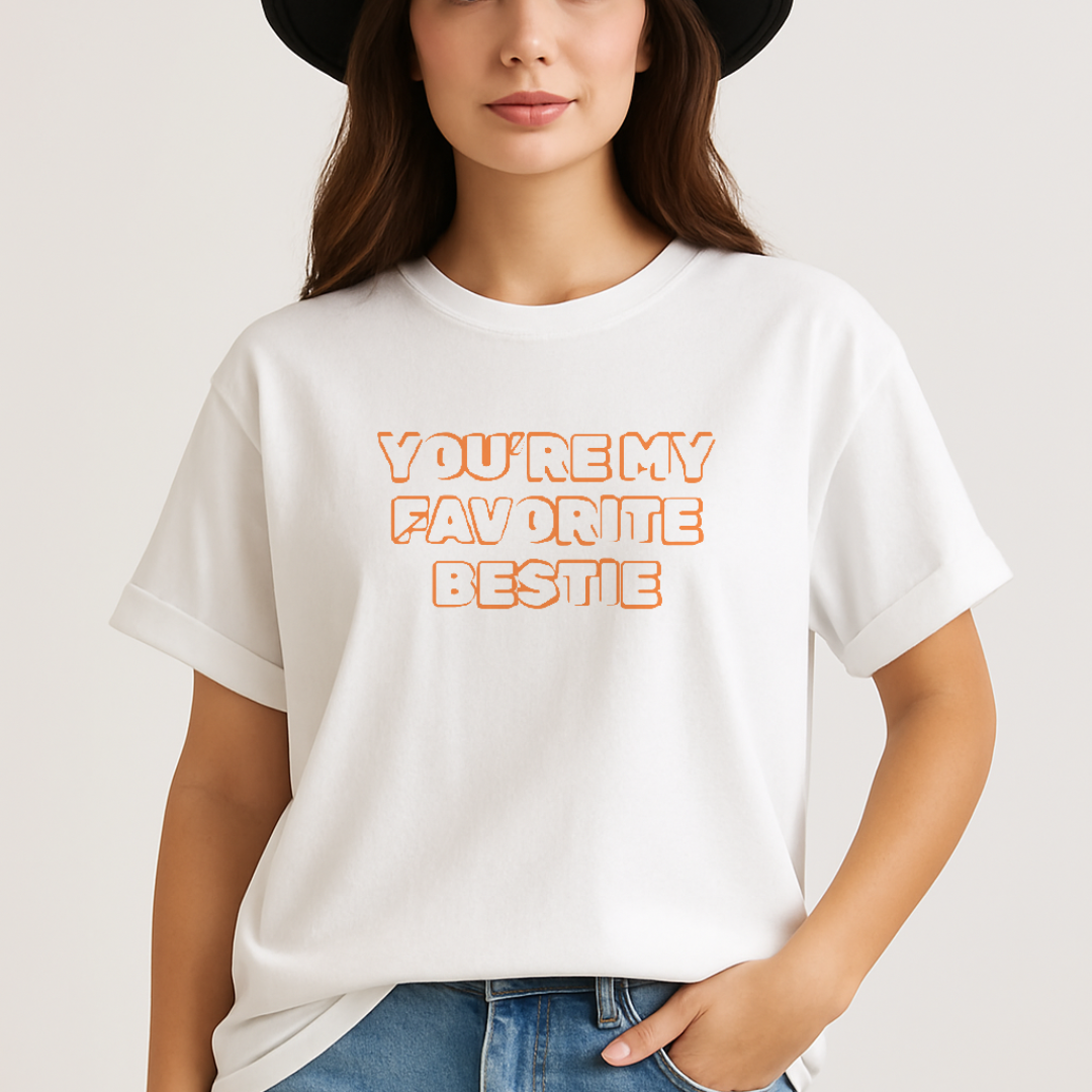 Favorite Bestie Oversized Shirt