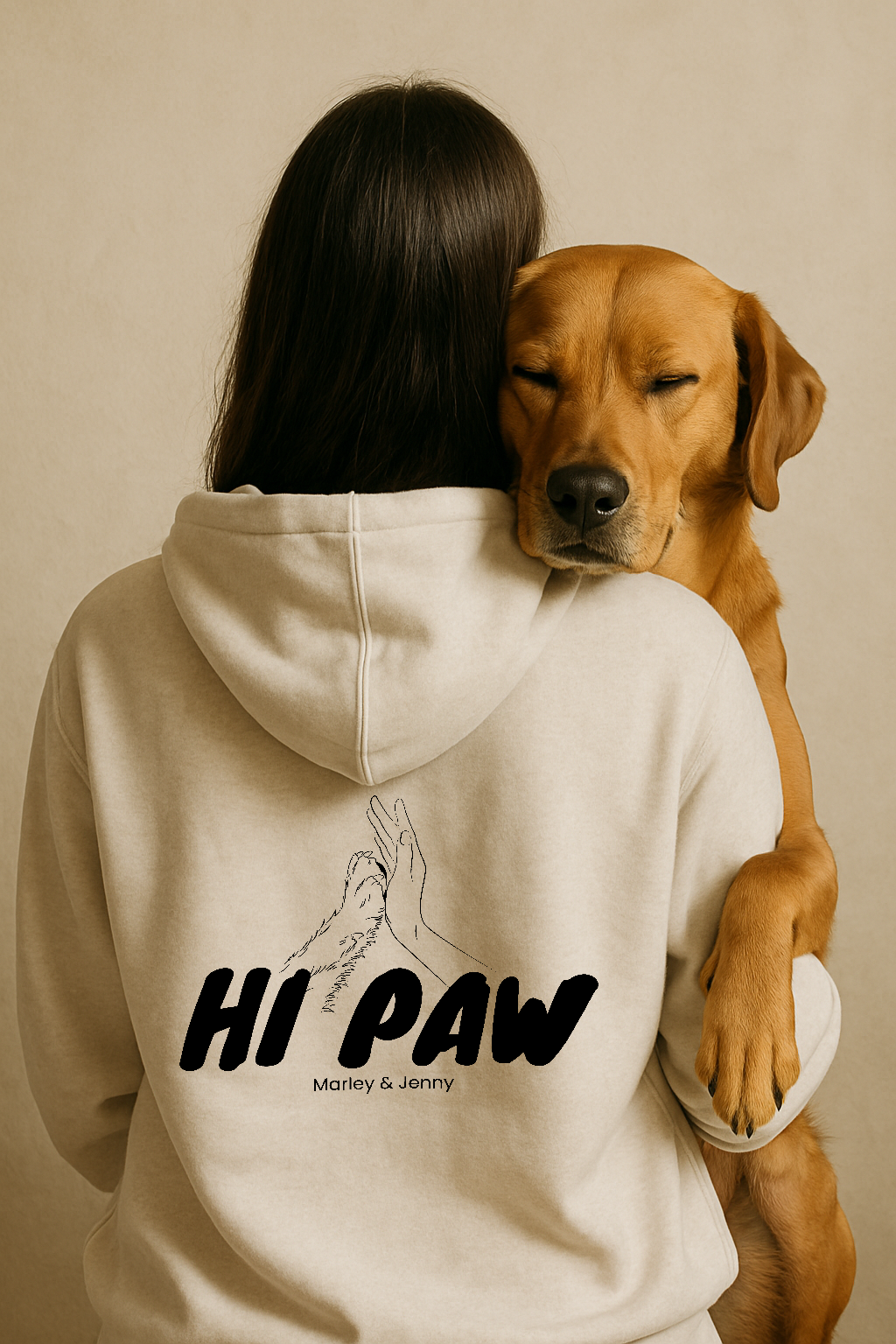 Hi Paw Premium Oversized Hoodie