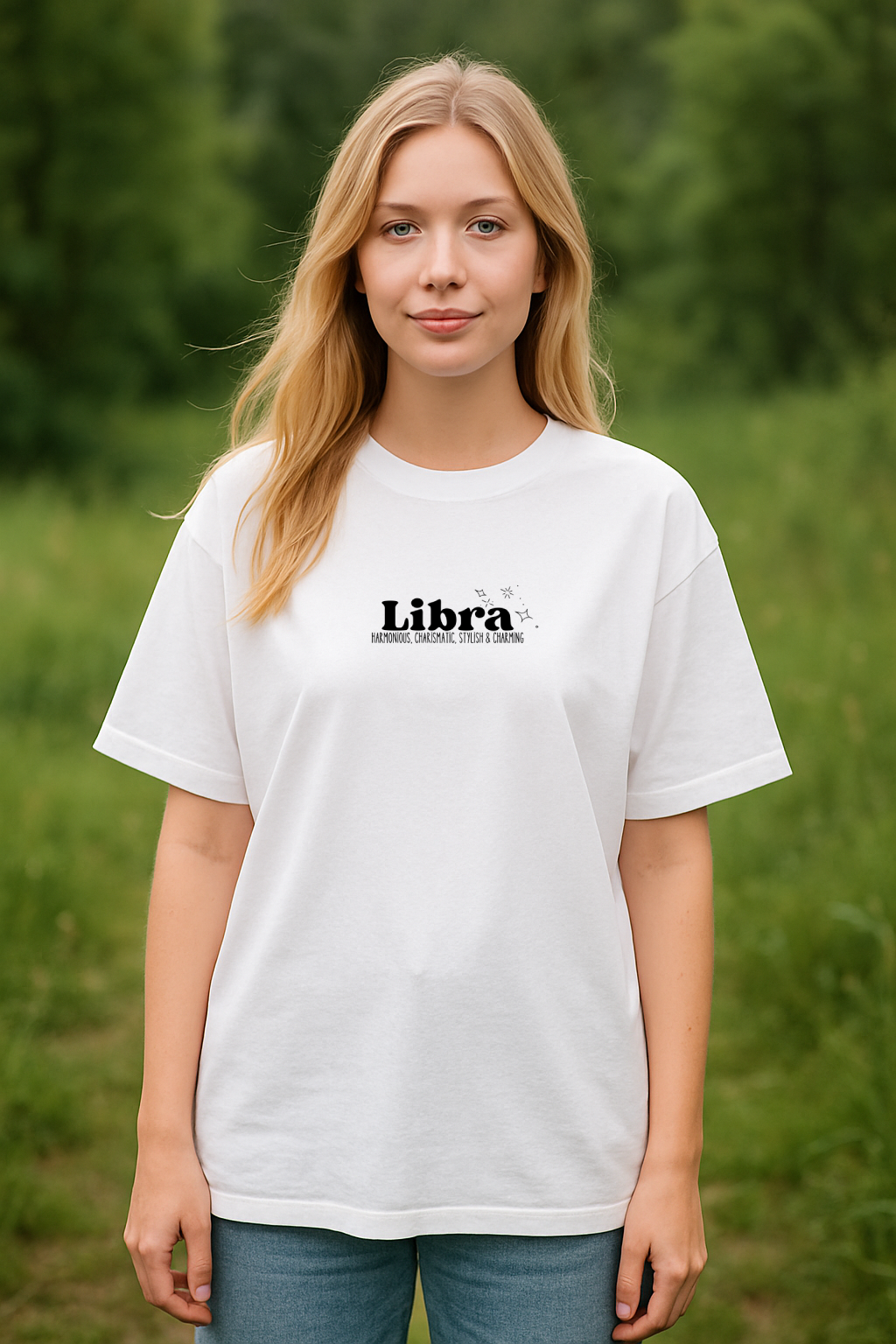 Waage (Libra) Oversized Shirt
