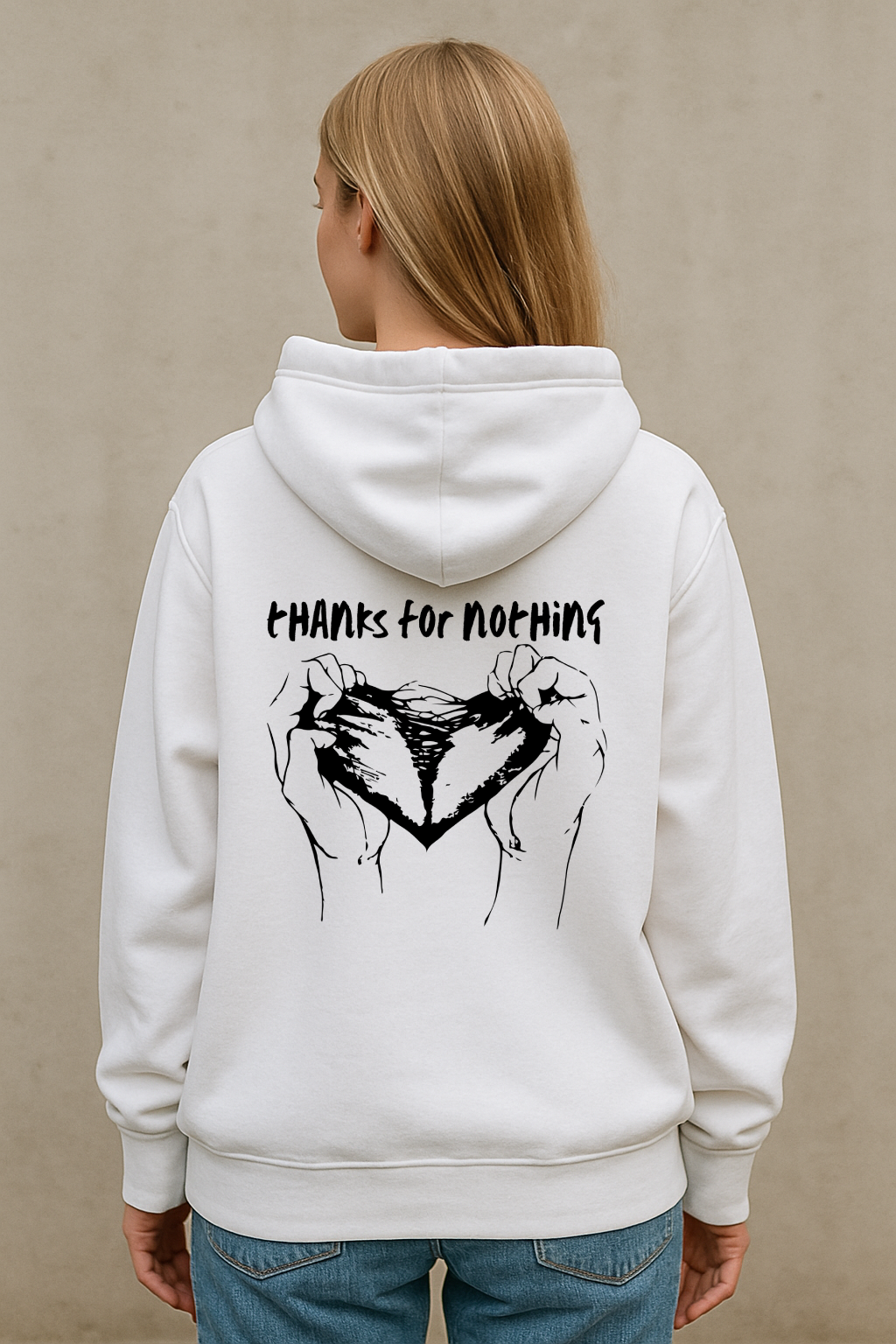 Thanks for nothing Oversized Hoodie