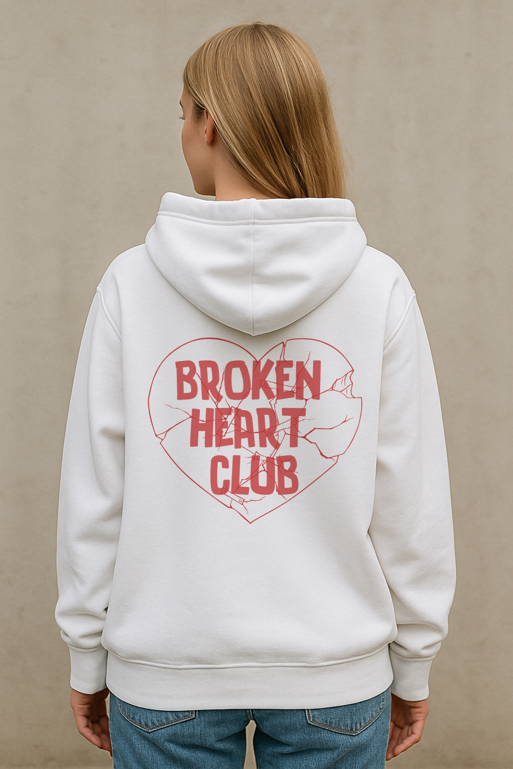 Broken Heart Club Oversized Hoodie