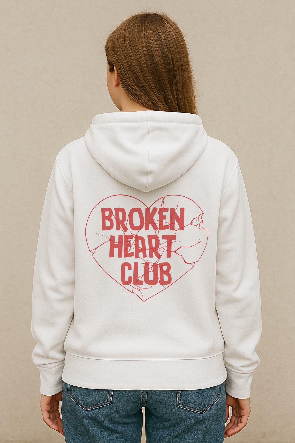 Broken Heart Club Oversized Hoodie