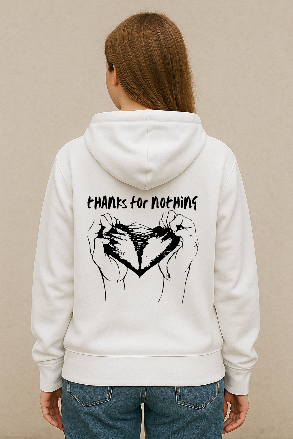 Thanks for nothing Oversized Hoodie