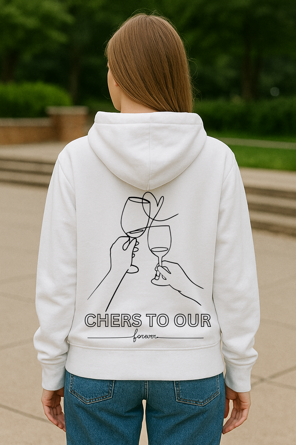Cheers to OUR forever Premium Hoodie