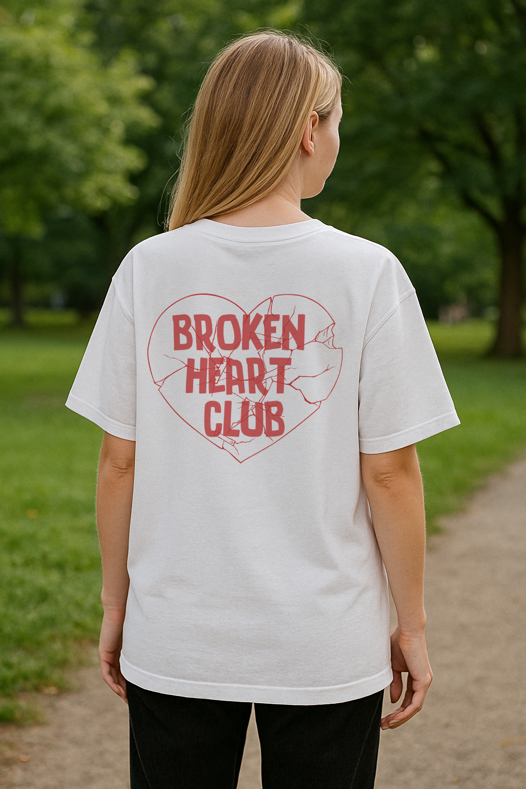 Broken Heart Club Oversized Shirt