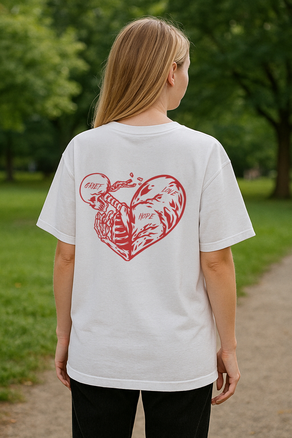 Grief & Love Oversized Shirt