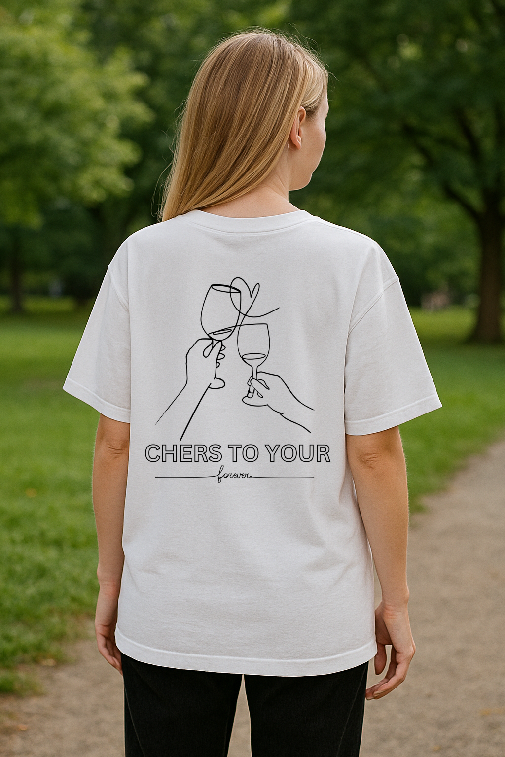 Cheers to YOUR forever Oversized Shirt