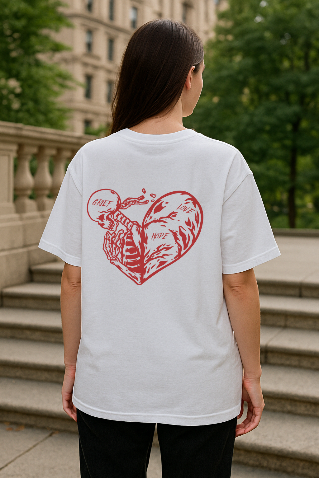 Grief & Love Oversized Shirt