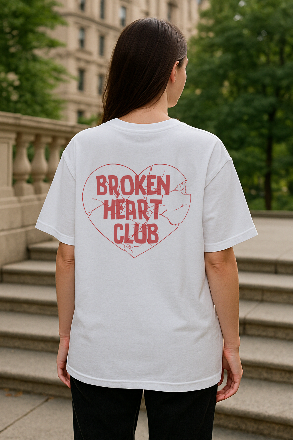 Broken Heart Club Oversized Shirt