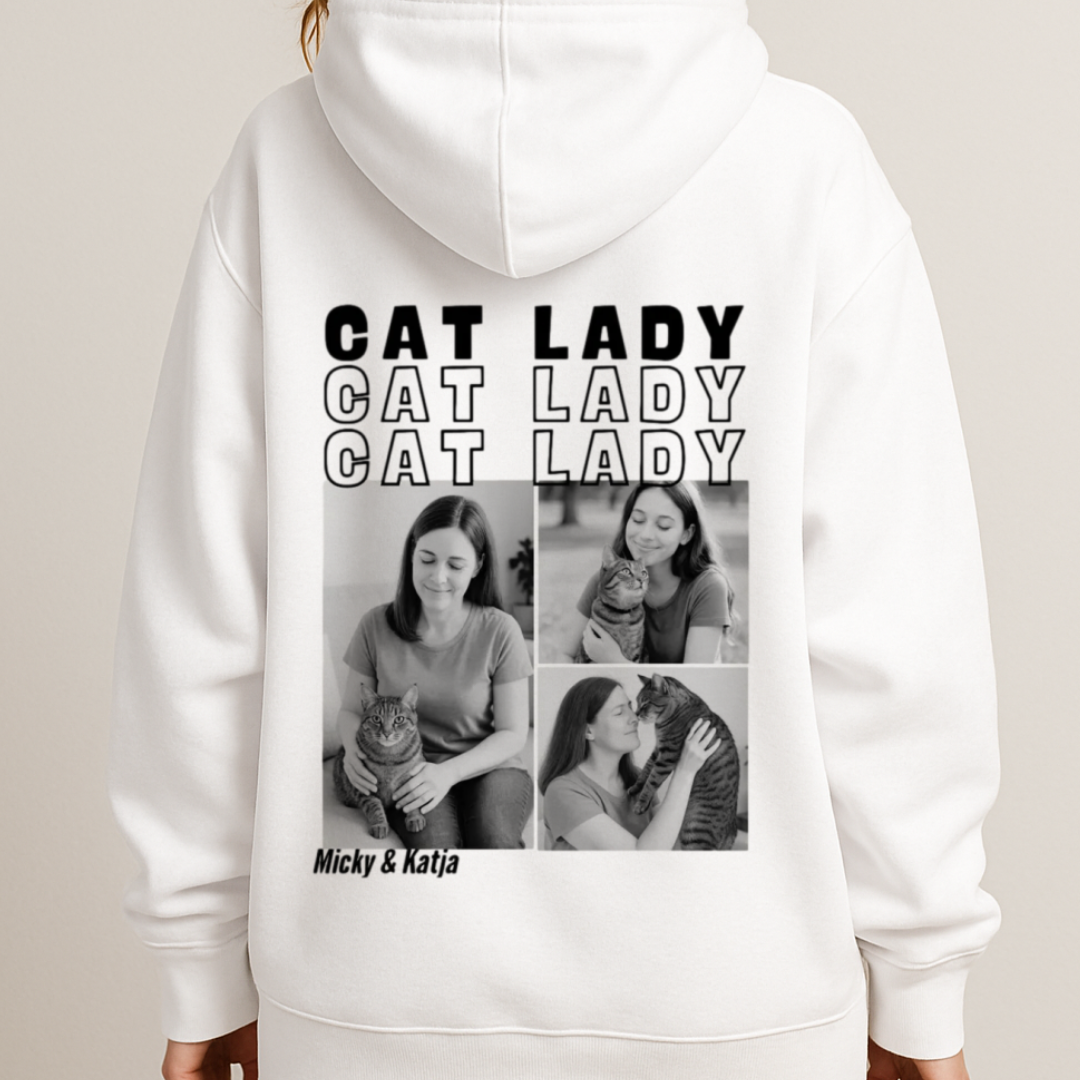 Cat Lady Premium Oversized Hoodie