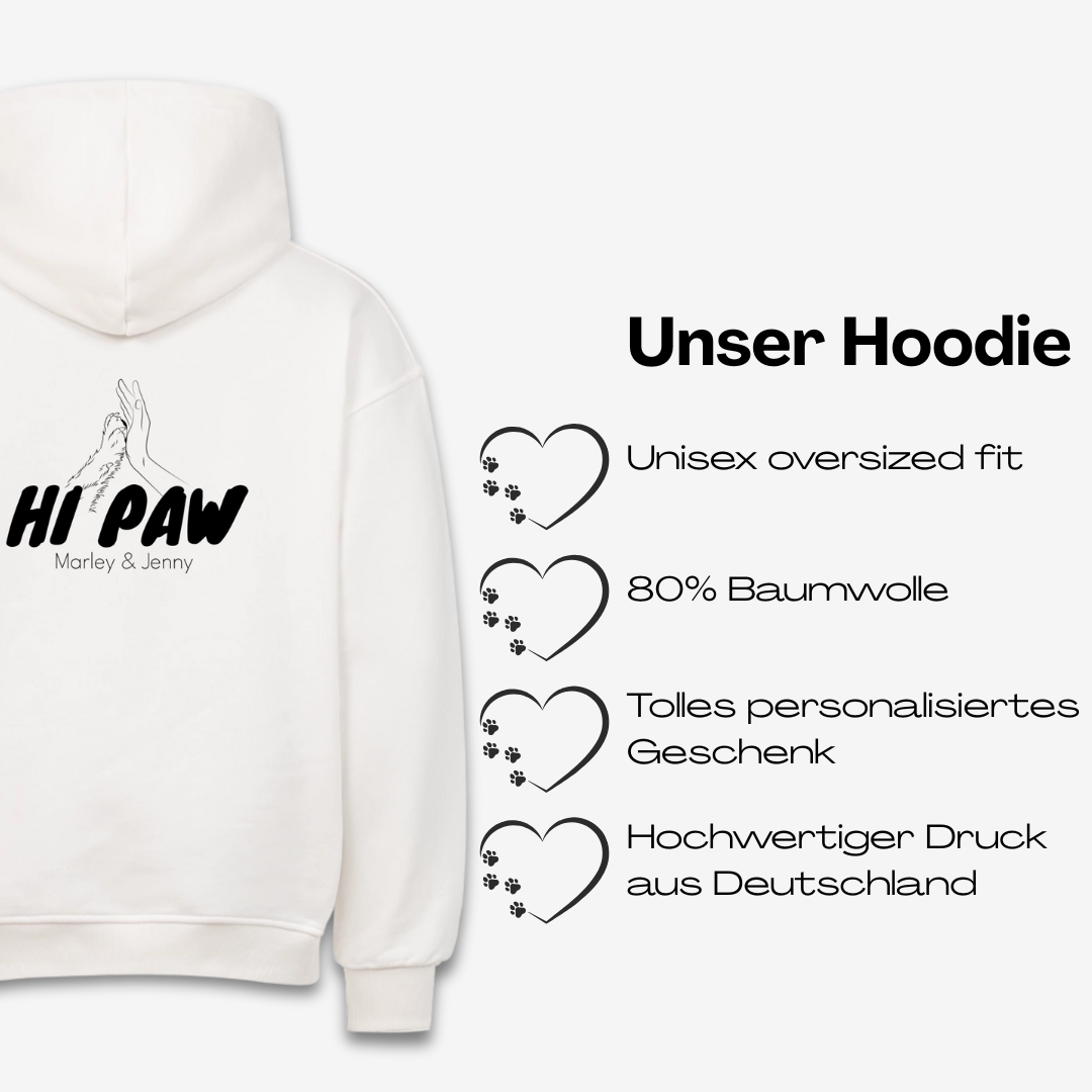 Hi Paw Premium Oversized Hoodie